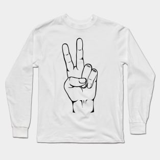 Peace Sign Long Sleeve T-Shirt